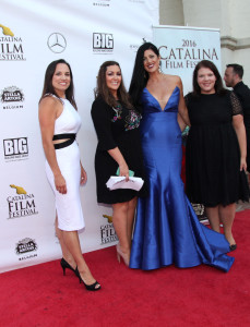 Catalina Film Festival Cast and Crew.  Jennifer Chidester (Modern PR), Steffanie Siebrand Host and JP