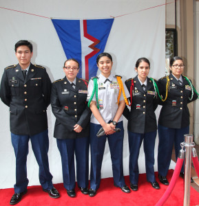 Gardena High School Colour Guard