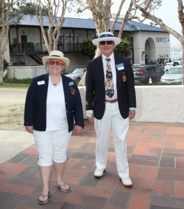 ASMBYC Vice Commodore Kathryn StAmant and Commodore Patrick Shuss