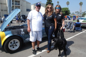 Tanya Owens and Family attending LASD Steve Owens Memorial Benefit in Marina Del Rey 