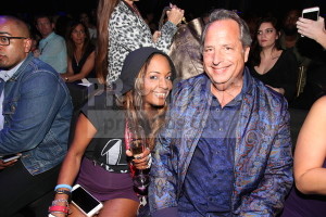 Paparazzi Comedy Creator and Producer Gisele "Shooterdiva" with Jon Lovitz at Art Hearts LA Fashion Week