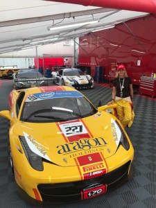 Lisa Clark Fast Toys Driver, Circuit of the Americas Ferrari Challenge. Photo courtesy Fast Toys Club (Los Angeles)