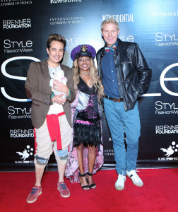 Pol Atteu, Snow White 90210 and Patrik Simpson (PPBOYZ) with Gisele @Shooterdiva (Paparazzi Comedy wearing Sue Wong & FSLA, Jeffrey Campbell Shoes) attending  Style Fashion Week SS18 